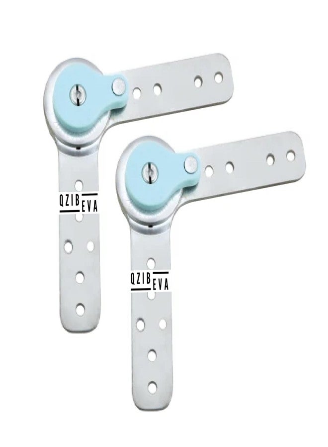 QZIBEVA 2 Pack Adjustable Angle Hinge, Sofa Bed, DIY Furniture, Sofa backrest, Heavy Duty Sofa | Bed | Cupboard | Recliner Gear Adjustment Hardware 90 to 180 Degree | 90 Degree Installation | SH2P8 | - Image 3